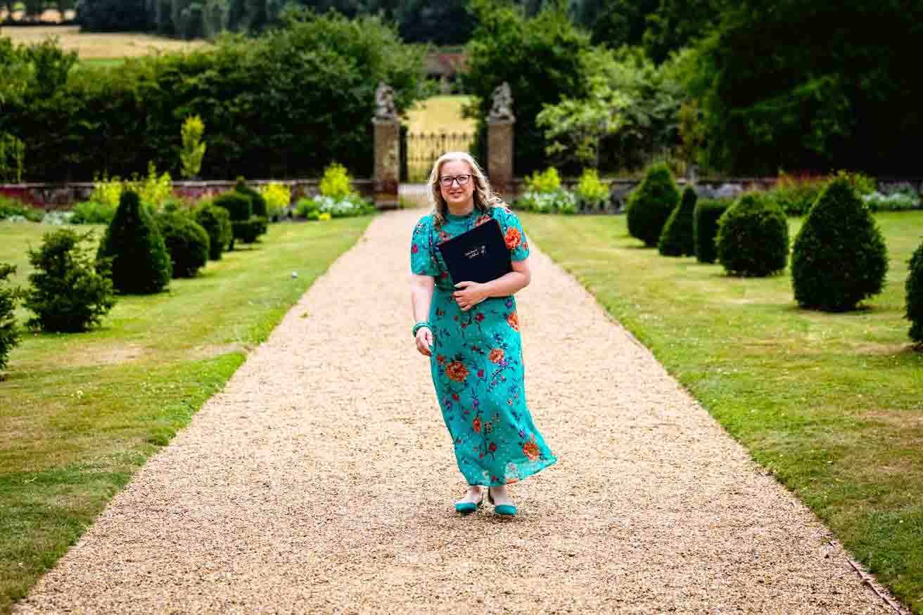 Deb Reed Celebrant Essex Colchester at Prested Hall.